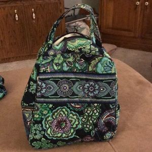 Vera Bradley Blue and Green Lunch Bag